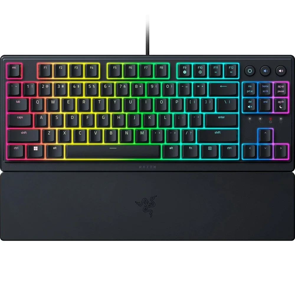 Razer Ornata V3 TKL Tenkeyless Gaming Keyboard Low-Profile Mecha-Membrane Black